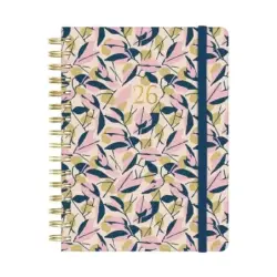 Finocam You Agenda de Espiral - Anual 2026 - Planificador - Cierre de Goma - Formato E10 - 180x30x220mm - 1 Dia por Pagina - Tem