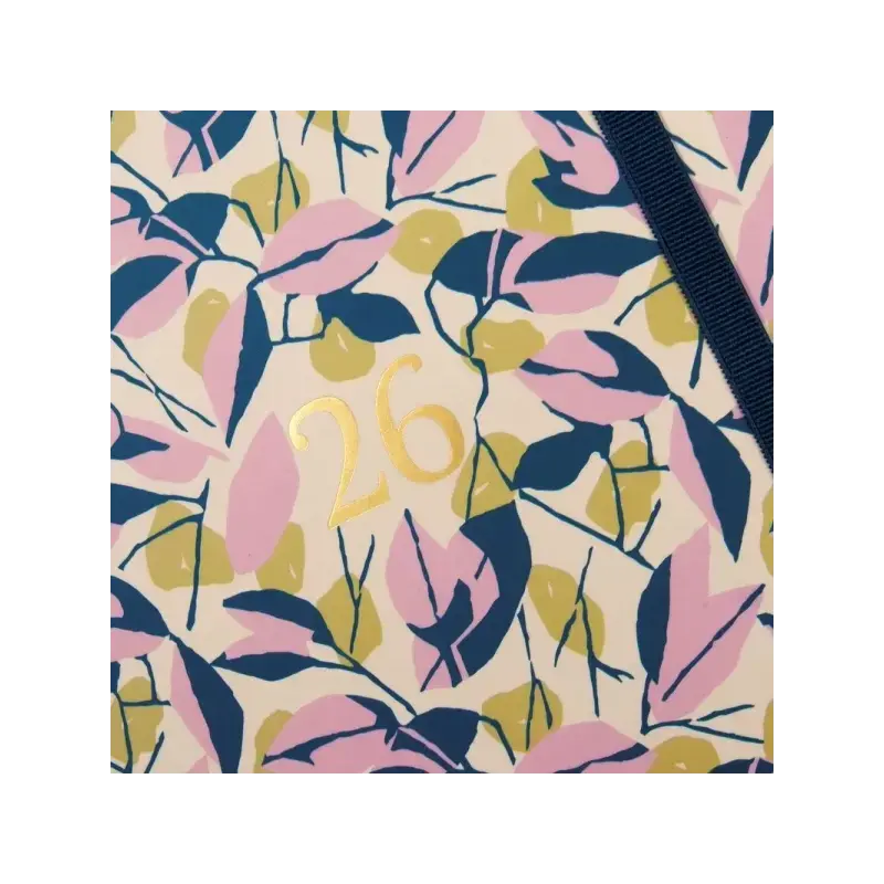 Finocam You Agenda de Espiral - Anual 2026 - Planificador - Cierre de Goma - Formato E10 - 180x30x220mm - 1 Dia por Pagina - Tem