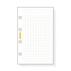 Finocam C140 Recambio para Agendas Classic - Cuadriculado - Formato 601 - 56x89x5mm - Color Blanco | Ahorro Imprimiendo