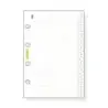 Finocam C175 Indice Alfabetico para Agendas Classic - 12 Solapas - Formato 601 - 56x89x3mm - Cartulina - Color Blanco | Ahorro I