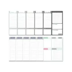 Ingraf Planificador Semanal Encolado - Medidas 29x13cm | Ahorro Imprimiendo