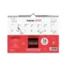 Finocam Neutro Calendario de Pared - 16 Meses - Mes Vista - Formato S - 210x150mm - Espiral Doble Metalica - Papel de 120g/m2 -