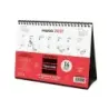 Finocam Neutro Calendario de Sobremesa - 16 Meses - Mes Vista - Formato S - 210x150mm - Espiral Doble Metalica - Papel de 120g/m