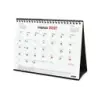 Finocam Neutro Calendario de Sobremesa - 16 Meses - Mes Vista - Formato S - 210x150mm - Espiral Doble Metalica - Papel de 120g/m