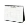 Finocam Neutro Calendario de Sobremesa - 16 Meses - Mes Vista - Formato S - 210x150mm - Espiral Doble Metalica - Papel de 120g/m