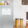 Finocam Neutro Bloc Calendario con Iman - 16 Meses - Mes Vista - Formato S - 210x150mm - Listado de Festivos - Papel de 120g/m2