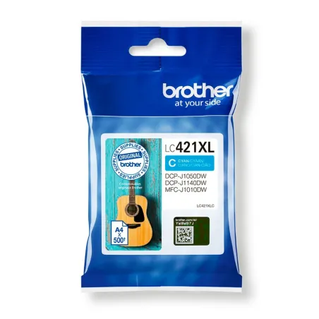 Brother LC 421XL Cyan Cartucho Original