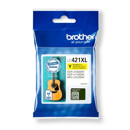 Brother LC 421XL Amarillo Cartucho Original