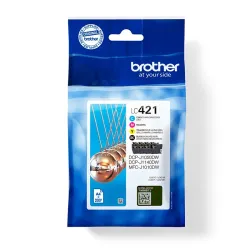 Pack 4 Brother LC 421 Cartuchos Originales