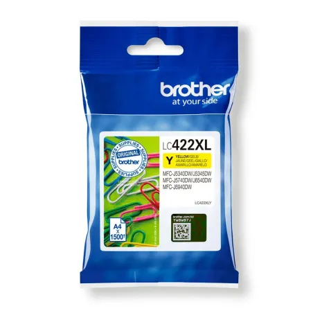 Brother LC 422XL Amarillo Cartucho Original