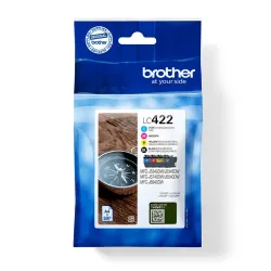 Pack 4 Brother LC 422 Cartuchos Originales