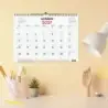 Finocam Neutro Calendario de Pared - 16 Meses - Mes Vista - Formato L - 340x240mm - Espiral Doble Metalica - Papel de 120g/m2 -