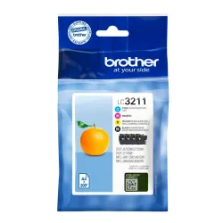 Pack 4 Brother LC 3211 Cartuchos Originales