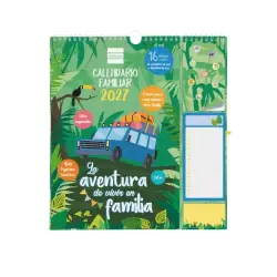 Finocam Sep Calendario de Pared - 16 Meses - Mes Vista - Formato Plus - 215x325mm - Espiral Doble Metalica - Papel de 140g/m2 -