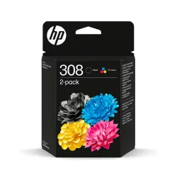 Pack 2 HP 308 (6L6S6UE) Cartuchos Originales
