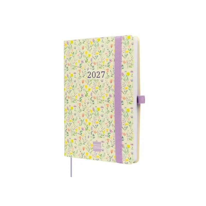 Finocam Capri Agenda de Tapa Blanda - 16 Meses - Semana Vista Horizontal - Formato F4 - 118x168mm - Papel de 80g/m2 - Bolsillo I