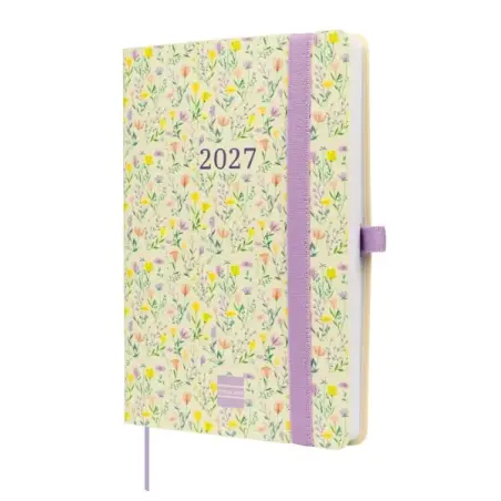 Finocam Capri Agenda de Tapa Blanda - 16 Meses - Semana Vista Horizontal - Formato F4 - 118x168mm - Papel de 80g/m2 - Bolsillo I