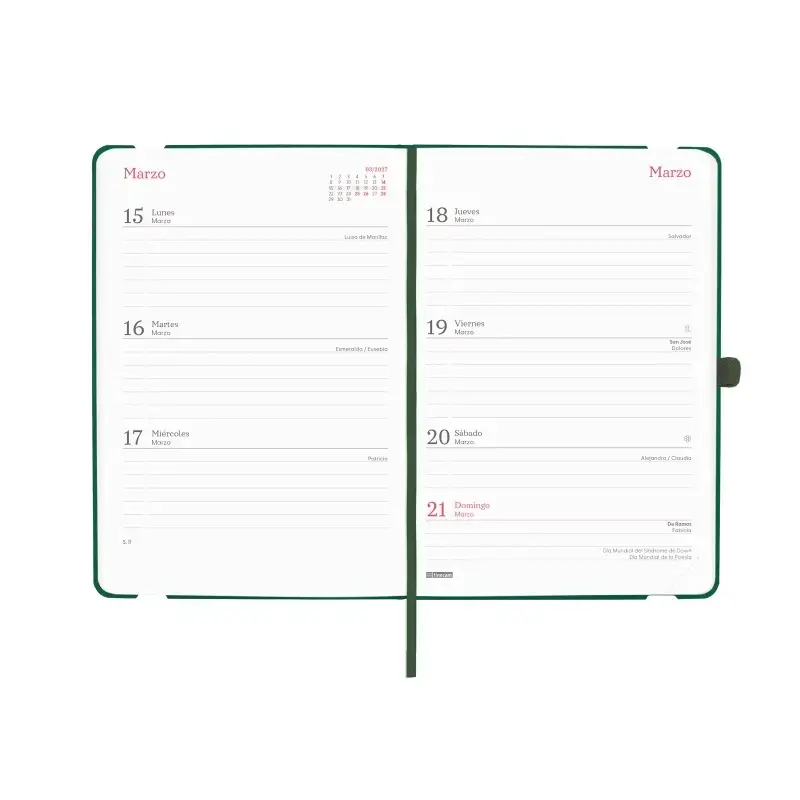 Finocam Capri Agenda de Tapa Blanda - 16 Meses - Semana Vista Horizontal - Formato F4 - 118x168mm - Papel de 80g/m2 - Bolsillo I