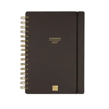 Finocam Haiku Agenda de Espiral - 16 Meses - Semana Vista Horizontal - Formato E10 - 155x212mm - Tapa Dura - Papel de 95g/m2 - C