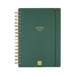 Finocam Haiku Agenda de Espiral - 16 Meses - Semana Vista Horizontal - Formato E10 - 155x212mm - Tapa Dura - Papel de 95g/m2 - C