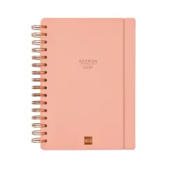 Finocam Haiku Agenda de Espiral - 16 Meses - Semana Vista Horizontal - Formato E10 - 155x212mm - Tapa Dura - Papel de 95g/m2 - C