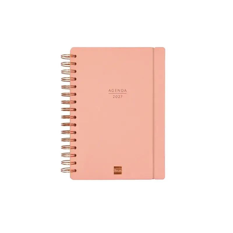 Finocam Haiku Agenda de Espiral - 16 Meses - Semana Vista Horizontal - Formato E10 - 155x212mm - Tapa Dura - Papel de 95g/m2 - C