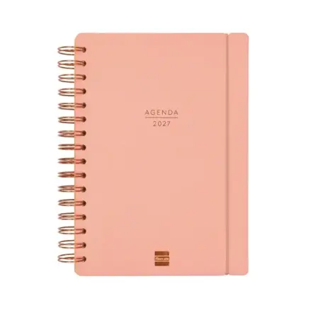 Finocam Haiku Agenda de Espiral - 16 Meses - Semana Vista Horizontal - Formato E10 - 155x212mm - Tapa Dura - Papel de 95g/m2 - C