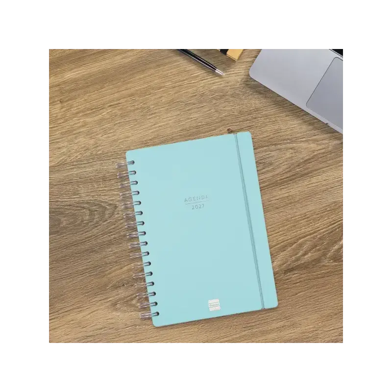 Finocam Haiku Agenda de Espiral - 16 Meses - Semana Vista Horizontal - Formato E10 - 155x212mm - Tapa Dura - Papel de 95g/m2 - C