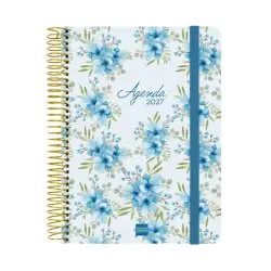 Finocam Cloe Agenda de Espiral - 16 Meses - Semana Vista Horizontal - Formato E10 - 155x212mm - Tapa Dura - Papel de 100g/m2 - C