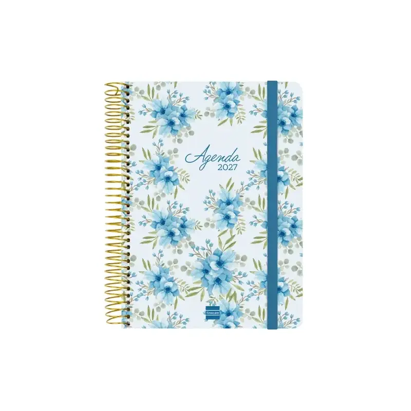 Finocam Cloe Agenda de Espiral - 16 Meses - Semana Vista Horizontal - Formato E10 - 155x212mm - Tapa Dura - Papel de 100g/m2 - C