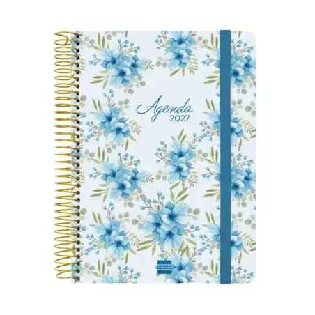Finocam Cloe Agenda de Espiral - 16 Meses - Semana Vista Horizontal - Formato E10 - 155x212mm - Tapa Dura - Papel de 100g/m2 - C