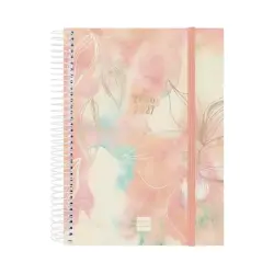 Finocam Espiral Agenda Internacional - 18 Meses - 2 Dias por Pagina - Formato E10 - 155x212mm - Tapas de Polipropileno - Papel d