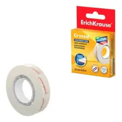 Erichkrause Crystal Cinta Adhesiva 12mmx33m - Transparente | Ahorro Imprimiendo