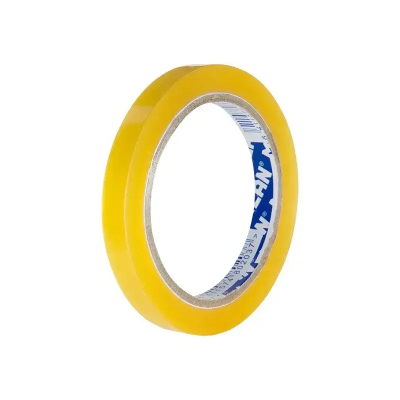 Milan Cinta Adhesiva Transparente - Medidas 12mm x 66m - Color Amarillo Transparente | Ahorro Imprimiendo