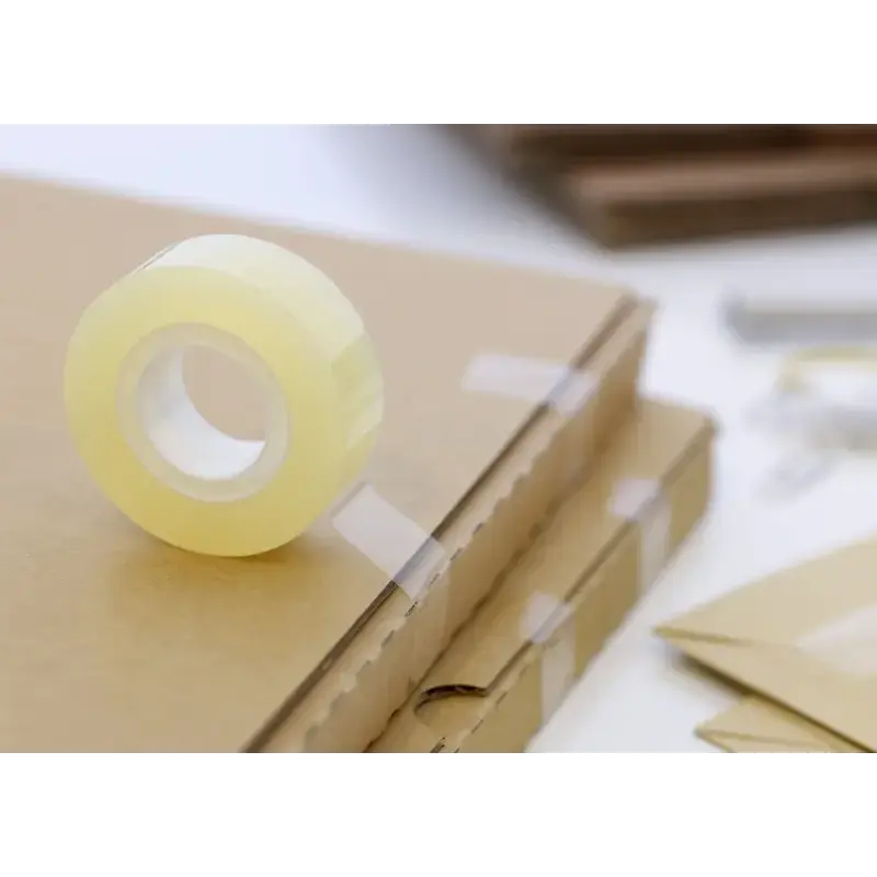 Scotch Cinta Adhesiva 19mm x 33m - Facil de Cortar - Transparente | Ahorro Imprimiendo