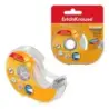 Erichkrause Cinta Adhesiva con Aplicador Crystal - 12mmx25m - Facil de Usar - Transparente | Ahorro Imprimiendo