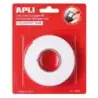 Apli Cinta Adhesiva Doble Cara Foam 3D 19mm x 2.28m - Adhesion Fuerte y Duradera - Ideal para Manualidades y Decoracion - Color