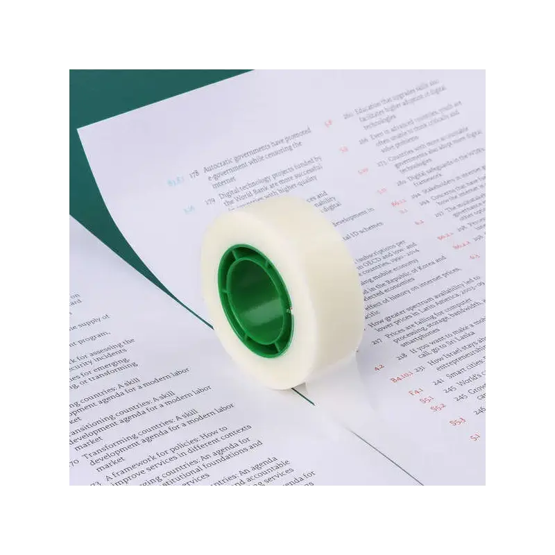 Apli Cinta Adhesiva Invisible 19mm x 33m - Facil de Cortar - Resistente - Ideal para Uso en Oficina - Transparente | Ahorro Impr