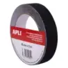 Apli Cinta Antideslizante 25mm x 5m - Resistente al Agua y al Desgaste - Facil de Cortar y Aplicar - Negro | Ahorro Imprimiendo