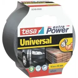 Tesa Extra Power Universal Cinta Adhesiva Multiusos 50mm x 10 Metros - Fuerte Poder de Pegado - Se Rompe Facilmente con la Mano