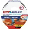 Tesa Cinta Adhesiva Antideslizante 25mm x 5m - Extremadamente Fuerte y Duradera - Adhesion muy Fuerte - Se puede Cortar a Mano -