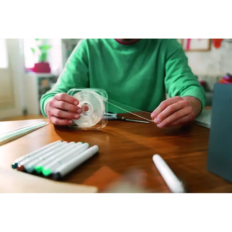 Tesa Cinta Universal de Doble Cara con Nano Power 30mm x 3 Metros - Soporta Cargas Pesadas - Puede Retirarse sin Dejar Residuos