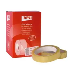 Apli Pack de 8 Cintas Adhesivas Transparente 19 mm x 66 m | Ahorro Imprimiendo