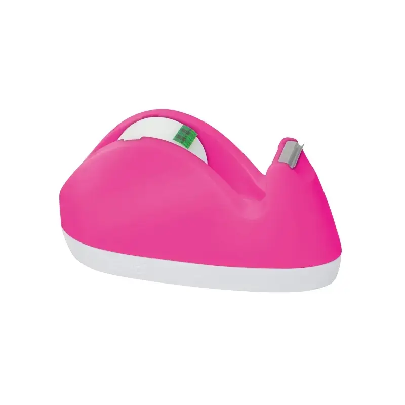 Scotch Dispensador de Cinta Adhesiva - Forma de Conejo - Incluye 1 Rollo de 19mm x 8.89m - Color Rosa | Ahorro Imprimiendo