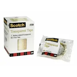 Scotch 550 Pack de 10 Cintas Adhesivas 15mm x 66m - Transparente | Ahorro Imprimiendo