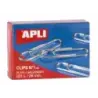 Apli Clips Alambre Nº 1½ - 26mm - Acabado Galvanizado Plata - 100 Unidades por Caja - Organizacion Perfecta | Ahorro Imprimiendo