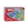 Apli Pack de 100 Clips nº2 32 mm - Colores Surtidos | Ahorro Imprimiendo