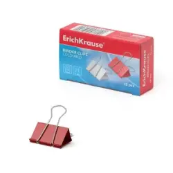 Erichkrause Pinzas para Papeles de Colores - 19mm - Resistencia Mejorada - Capacidad Hasta 70 Hojas - Color Metalico | Ahorro Im