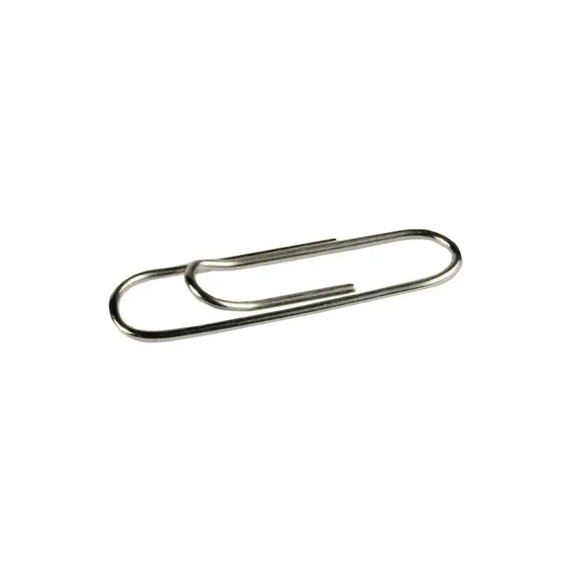 Milan Caja de 100 Clips Labiados Niquelados 33mm | Ahorro Imprimiendo