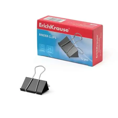 Erichkrause Pinzas para Papeles - Alambre de Acero de Alta Calidad - Resistencia Mejorada - Capacidad Hasta 110 Hojas - Resisten